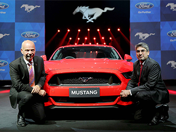 Ford unveils its iconic Mustang car in India