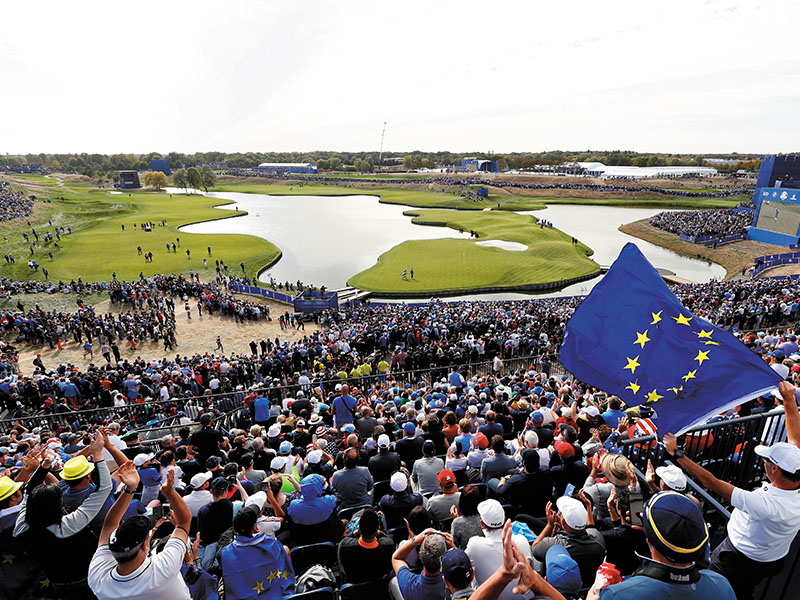 In full swing: Golf, euphoria and entertainment