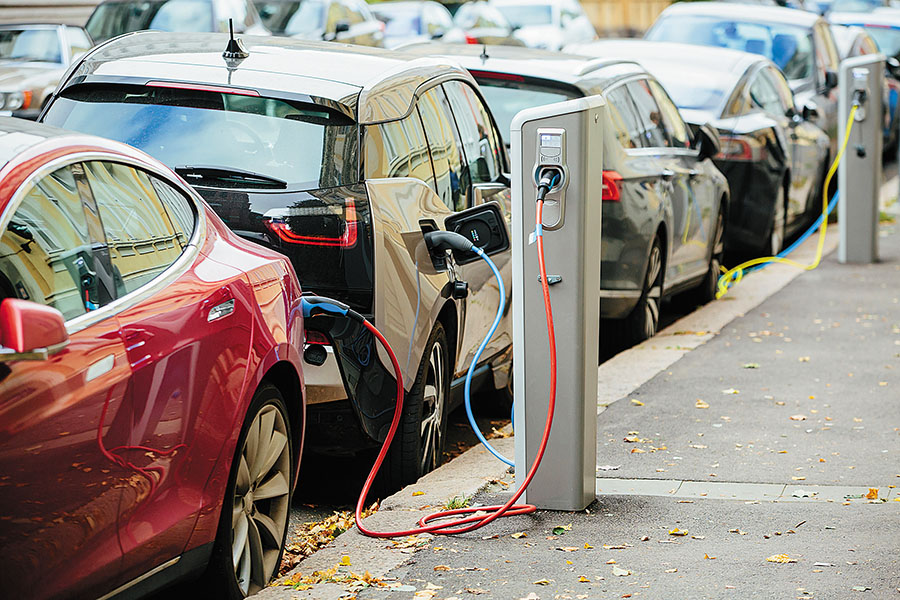 charging electric cars