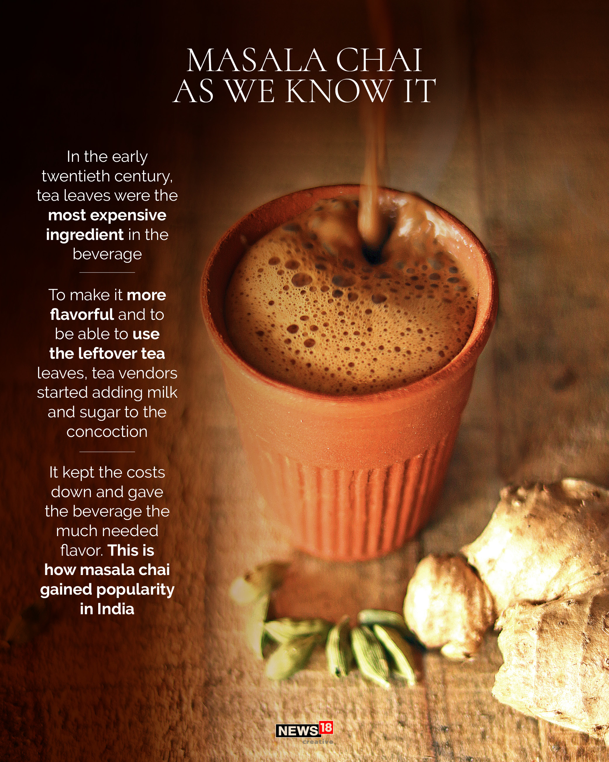 How the masala chai became India's drink of choice