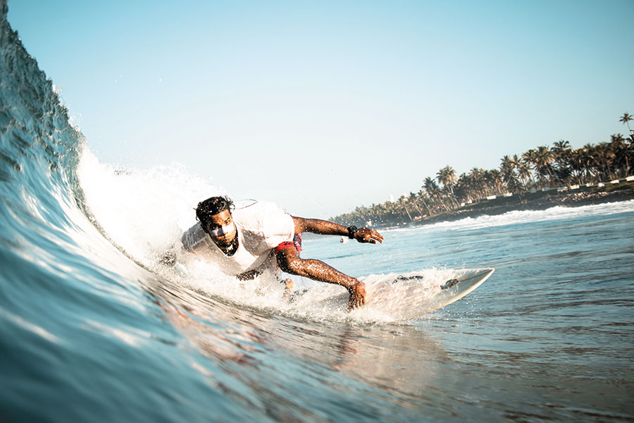 surfing india varkala bg