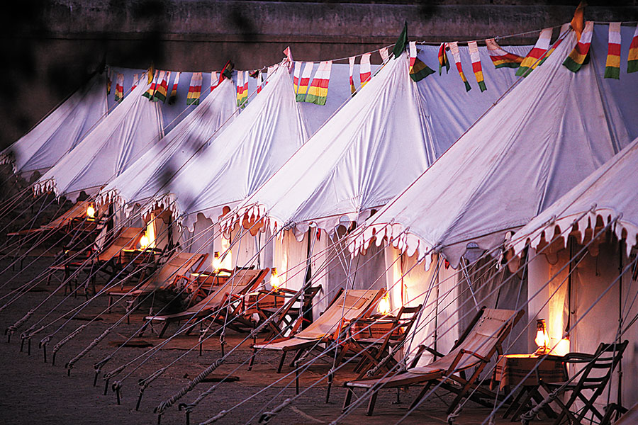 nagaur fort tents