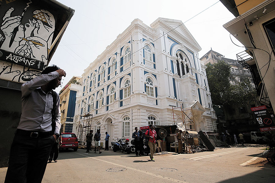 the keneseth eliyahoo synagogue is the grandest of the mumbai synagogues- newly renovated-rtx6lbis