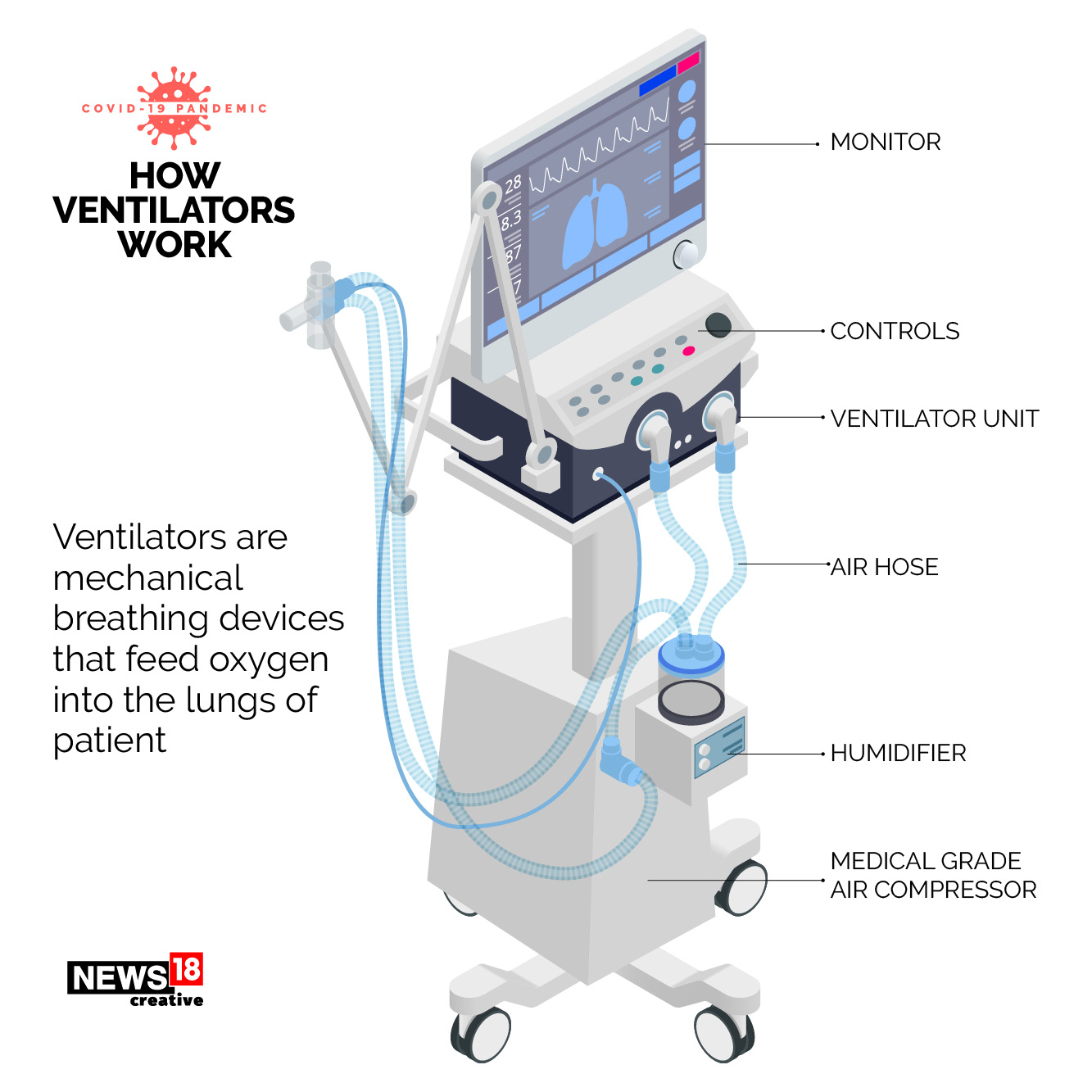 Explained: How do ventilators save lives?