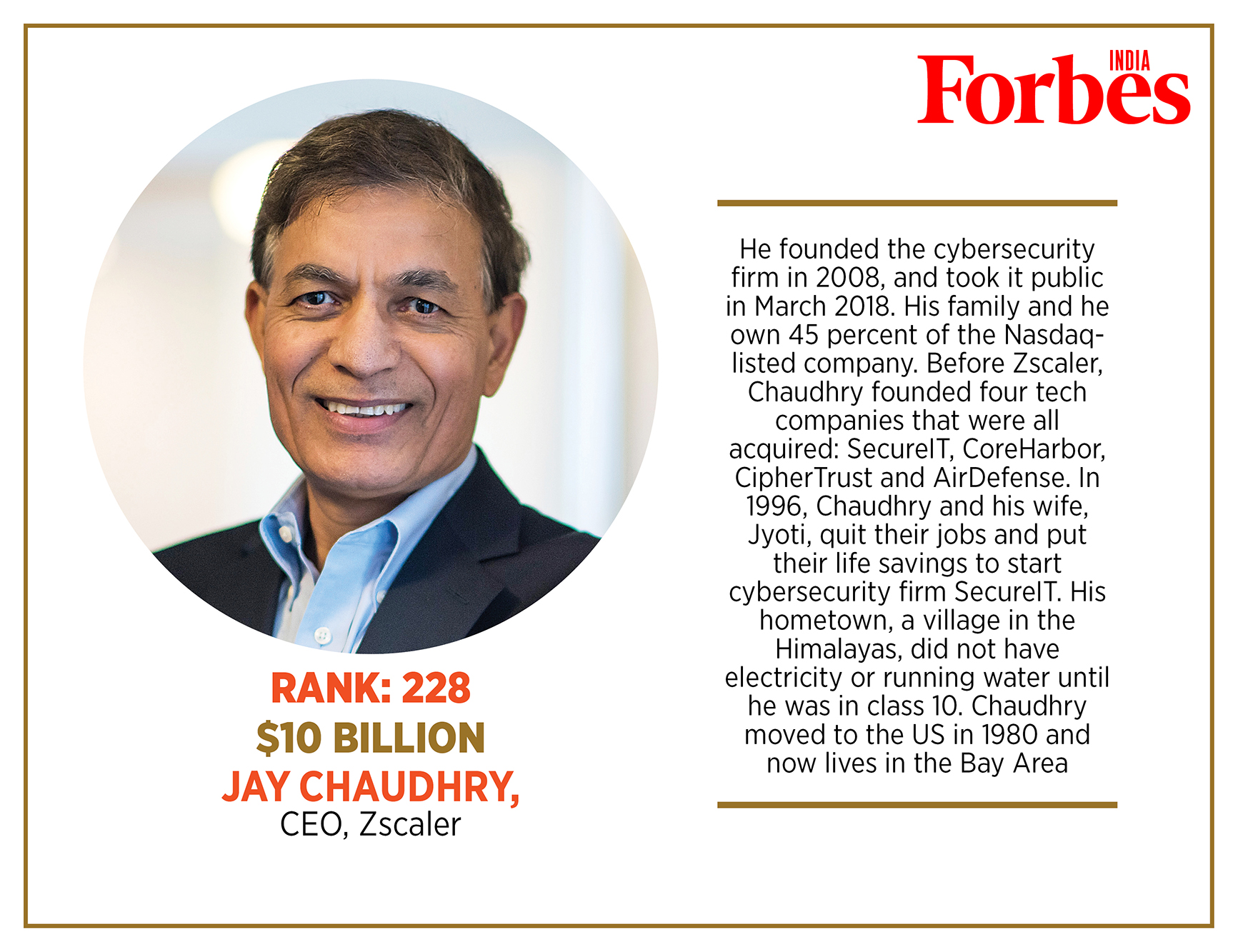 Richest Indian-Americans on the 2021 Forbes Billionaires' list