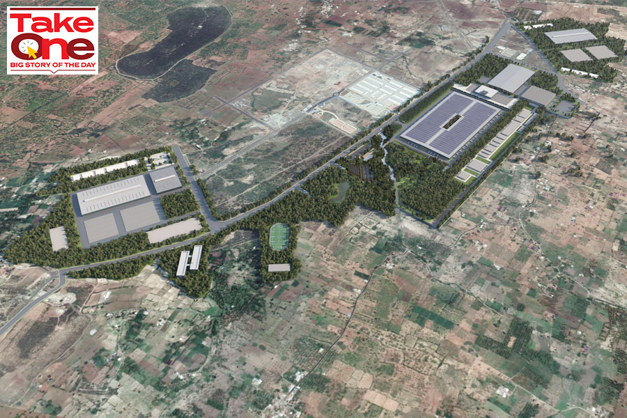 ola futurefactory aerial with supplier parks