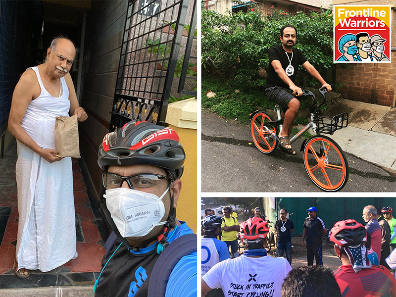 Elderly or in Covid-19 quarantine? These cyclists will pick up your daily essentials