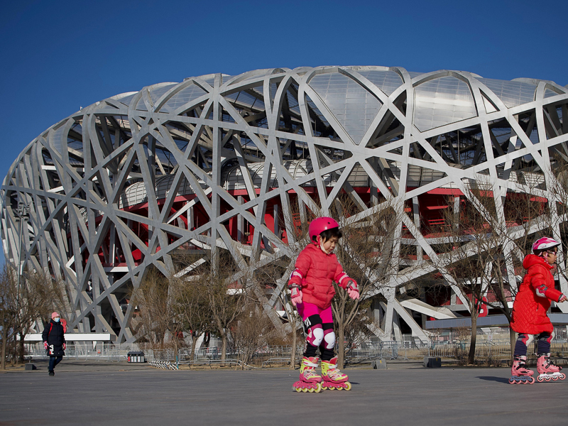 Beijing's Bird's Nest, Ice Ribbon, Ice Cube getting ready for 2022 Beijing Winter Olympics