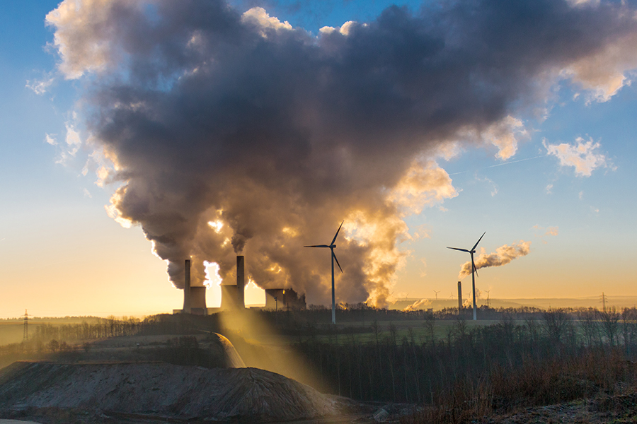 Solar and wind are among the cheapest options available offering potential for carbon reduction thanks to the steep drop in the unit costs of these technologies — down 85 and 55 percent respectively between 2010 and 2019, according to the report. (Credit: acilo / Getty Images)