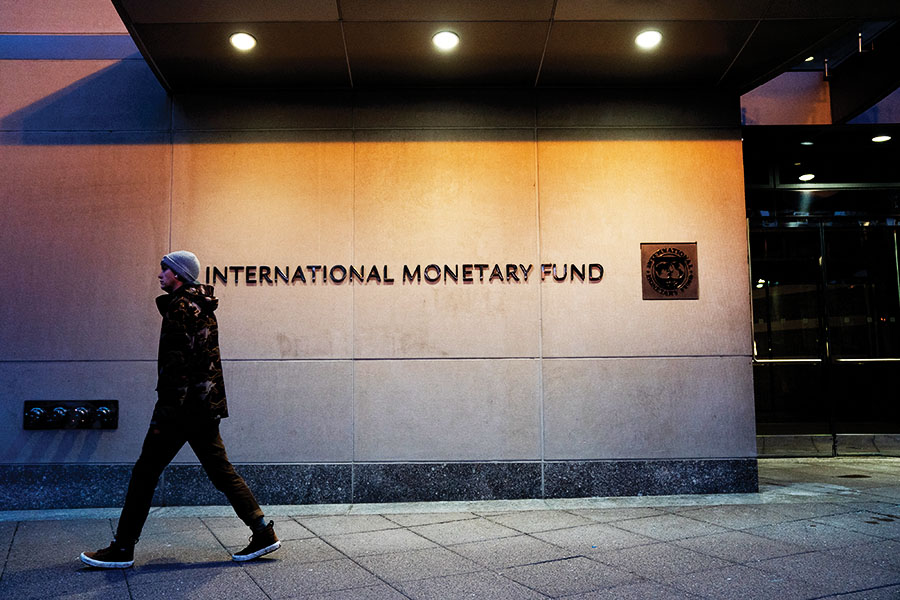 Around three-quarters of the IMF's 190 members will be eligible to borrow from the new fund. Image: Stefani Reynolds / AFP