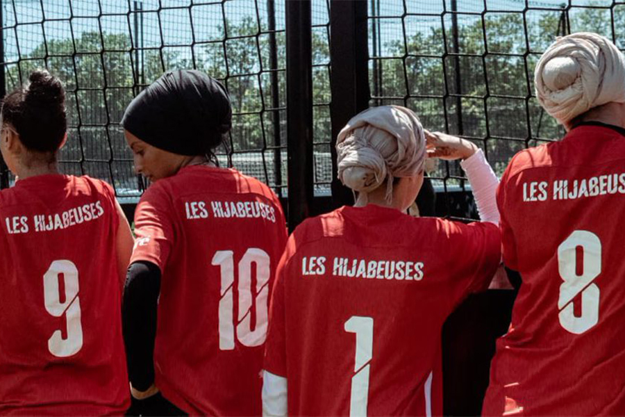 In an ever more multicultural France, where women’s soccer is booming, the ban has also sparked a growing backlash
Image: Les Hijabeuses/Twitter