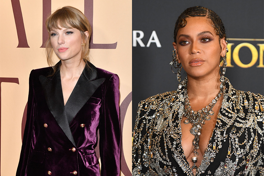 Taylor Swift (L) and Beyonce (R) have both lent their names to insects.
Image: Angela Weiss / Robyn Beck / AFP