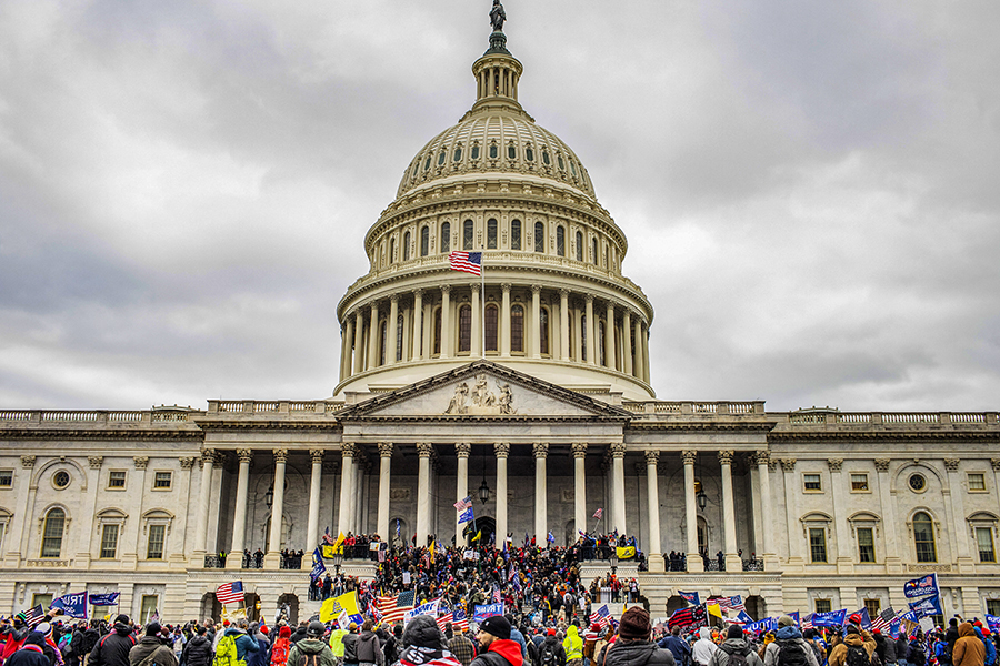 A mob incited by President Donald Trump storms the U.S. Capitol in Washington, Jan. 6, 2021. House Minority Leader. In the days after the attack, House Minority Leader Kevin McCarthy planned to ask Trump to resign. Mitch McConnell told allies impeachment was warranted. But their fury faded fast. (Jason Andrew/The New York Times) 