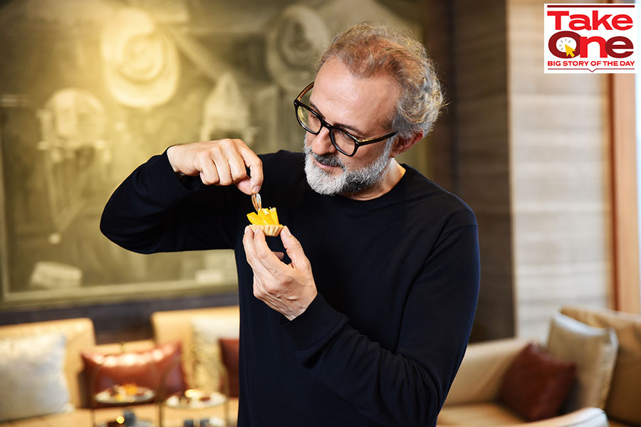  Massimo Bottura's restaurant Osteria Francescana, in the Italian town of Modena, has twice been ranked the best in the world  Image: Culinary Culture