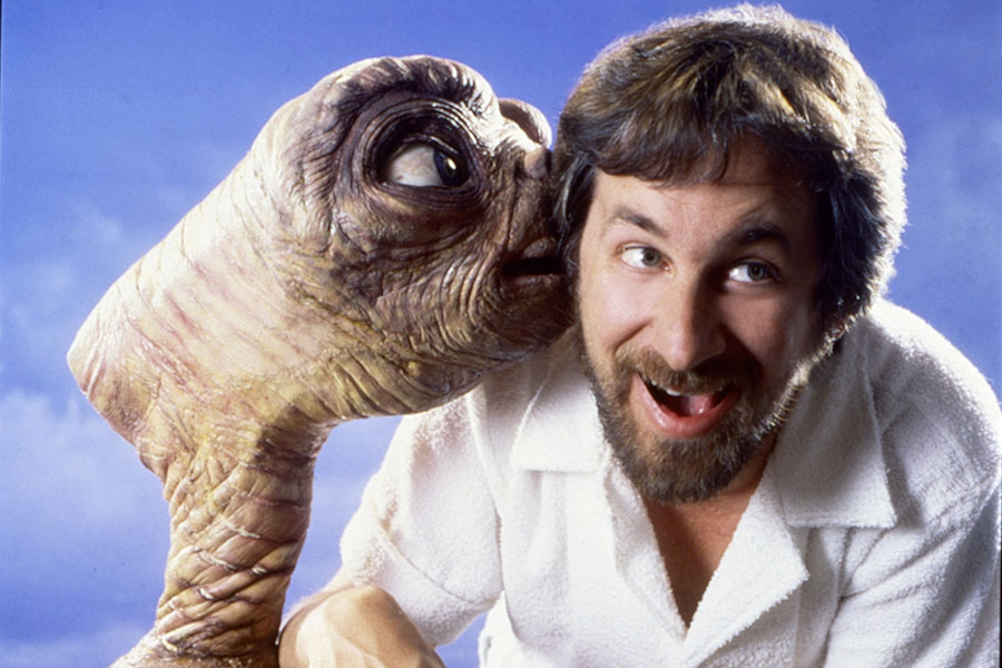 Los Angeles - CIRCA 1982: E.T.: The Extra-Terrestrial and Steven Speilberg poses for a portrait in Los Angeles, California. Image: Aaron Rapoport/Corbis/Getty Images