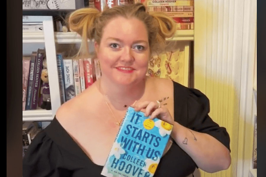 
American novelist Colleen Hoover is the author of many best-sellers
Image: Courtesy of TikTok and Colleen Hoover
