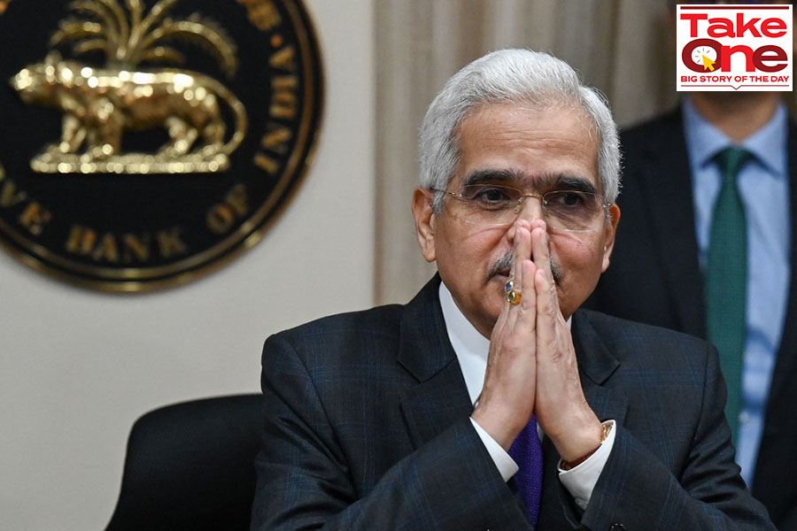 RBI governor, Shaktikanta Das
Image: Punit Paranjpe / AFP