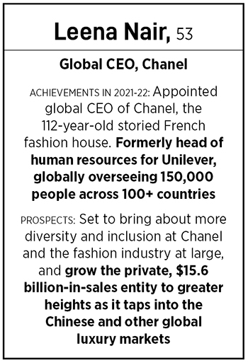 Leena Nair, Global CEO, Chanel