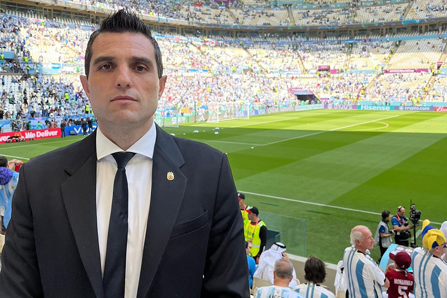 Leandro Petersen, Commercial and marketing manager of Argentine Football Association