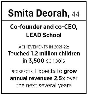 Smita Deorah, Co-founder and co-CEO, LEAD School