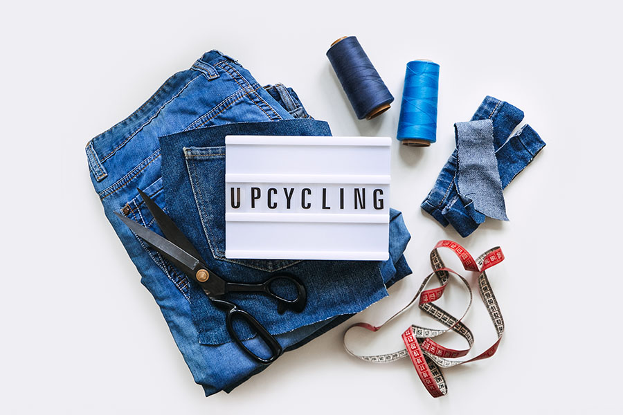 Plastic, denim, food packaging, broken furniture and more is now being transformed into fabrics and clothing thanks to India's entrepreneurs. Image: Shutterstock 