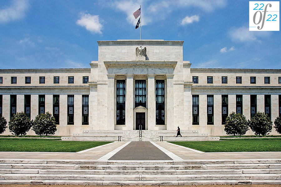 In 2022, the US Federal Reserve has increased interest rates six times, leaving a trail of other global central banks like the Bank of Japan and the European Central Bank to do the same. Image Credit: Shutterstock