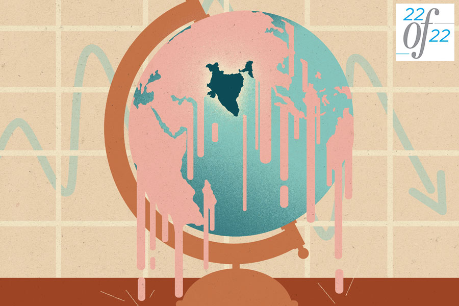 Global agencies expect countries representing a third of the world output to be in recession in 2023. Illustration credit: Chaitanya Surpur