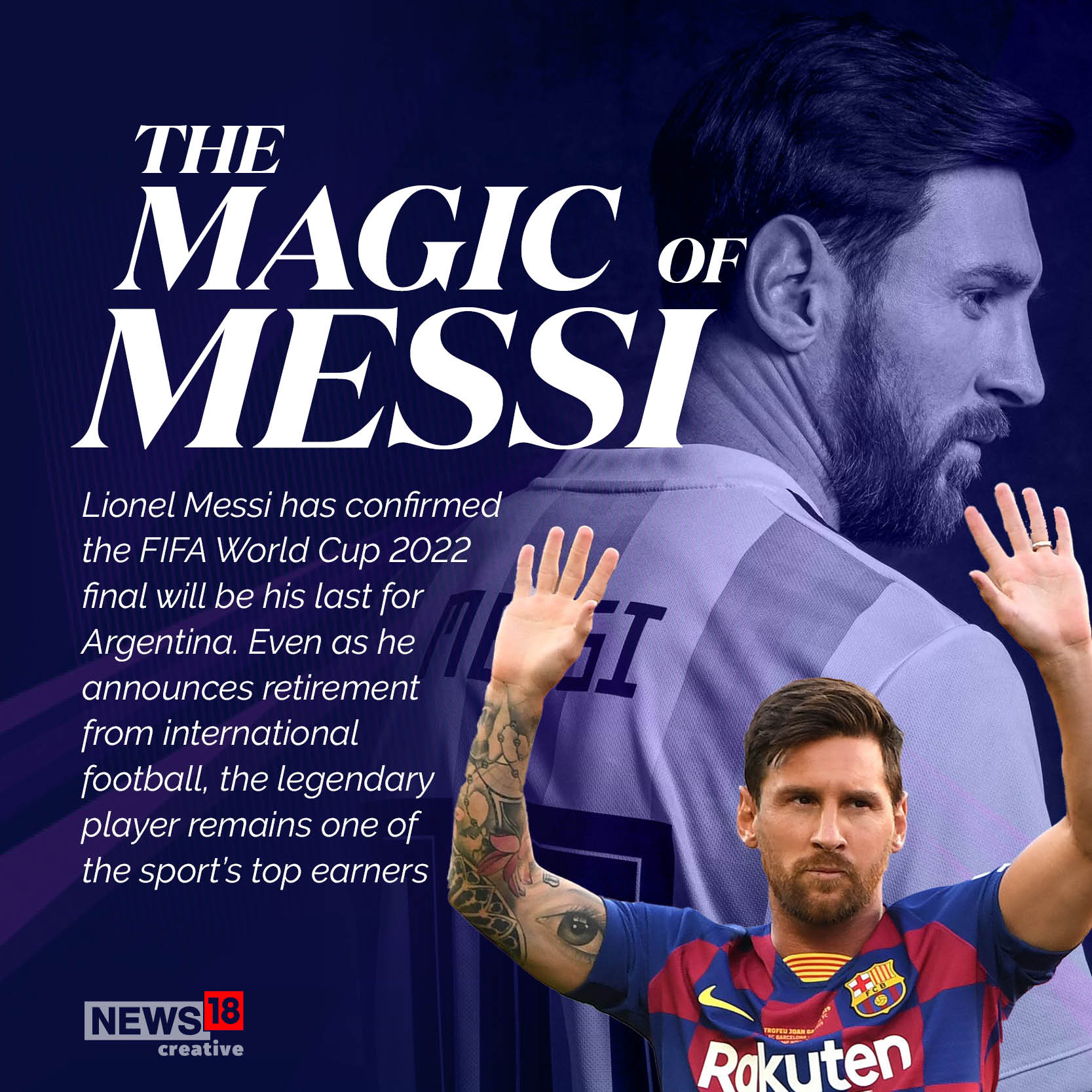 Lionel Messi: One of football's top earners at $110 million