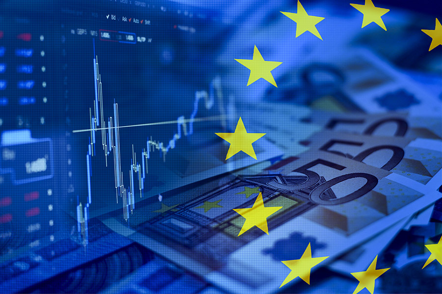 Global stocks fell Wednesday and the euro dipped below <img.00 for the first time in nearly 20 years. Image: Shutterstock

