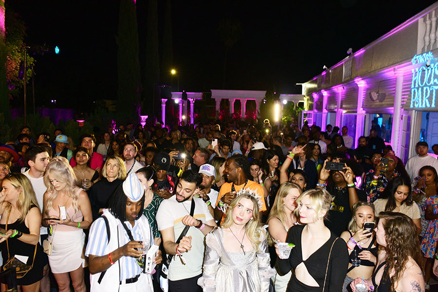 Guests attend TikTok House Party at VidCon 2022 at a private venue on June 23, 2022 in Anaheim, California, USA. Image: Vivien Killilea/Getty Images for TikTok


