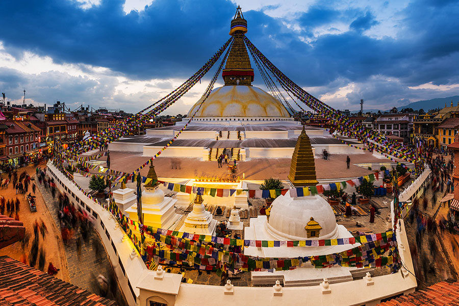 The Boudhanath management committee installed surveillance cameras on the site in March 2021 to discourage TikTokers from filming there.
Image: fotoVoyager / Getty Images