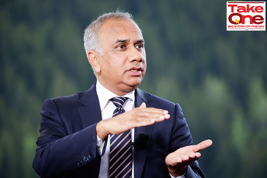 Salil Parekh, CEO and MD, Infosys
Image: Jason Alden/Bloomberg via Getty Images