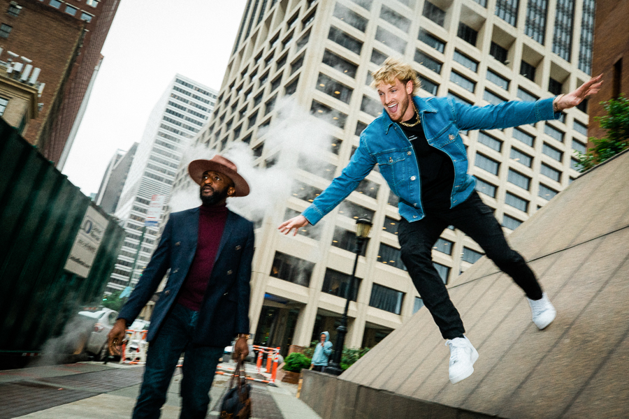 Logan Paul, a 27-year-old boxer and social-media influencer, in New York on May 19, 2022. “I definitely didn’t act as responsibly as I should have,” Paul says of his promotional campaign for the cryptocurrency Dink Doink. (Sinna Nasseri/The New York Times)
