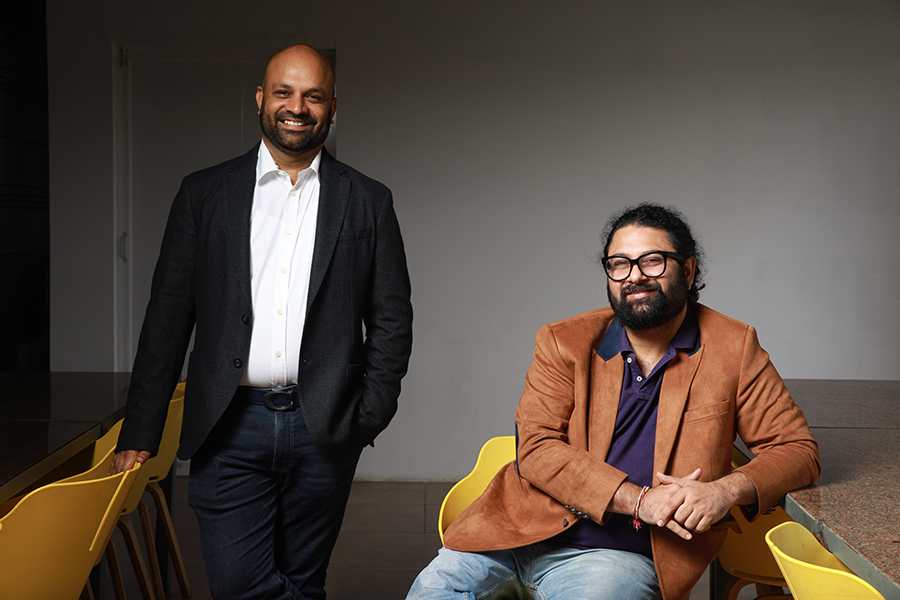 Vivek Gupta (left) and Abhay Hanjura, cofounders, Licious
