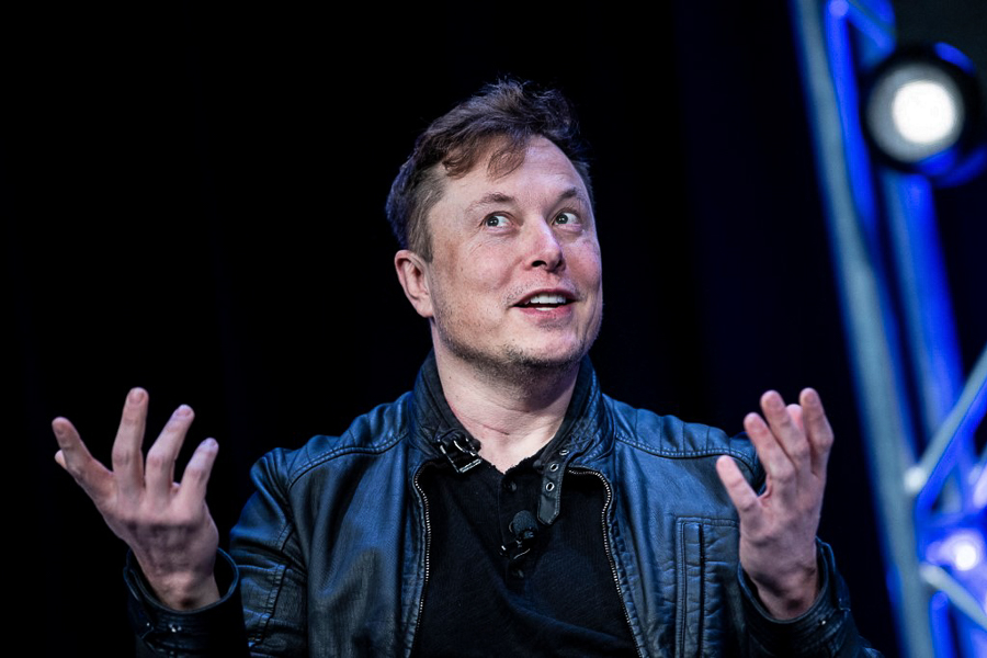 A file photo of  Elon Musk, founder of SpaceX, taken on April 11, 2022,
Image: Brendan Smialowski / AFP