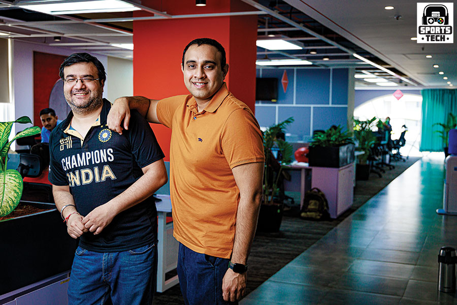 (From left) Shubham Malhotra and Sai Srinivas, co-founders of Mobile Premier League,  are now focusing on developing India-centric games
Image: Selvaprakash Lakshmanan for Forbes India
