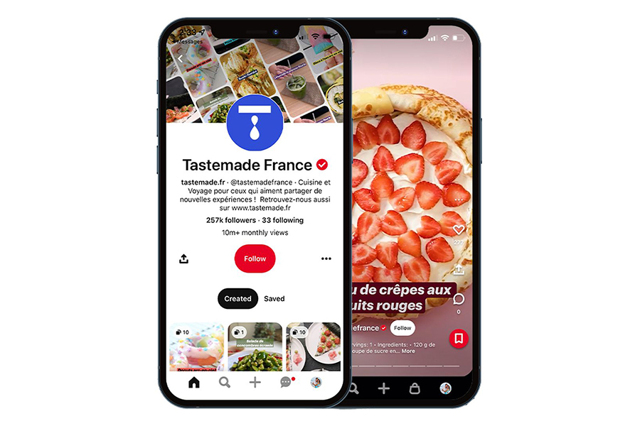 Pinterest annonces collaboration with Tastemade.
Image: Courtesy of Pinterest