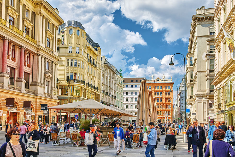 Austrian capital Vienna has made a comeback as the world's most liveable city, according to an annual report from the Economist.
Image:  Shutterstock