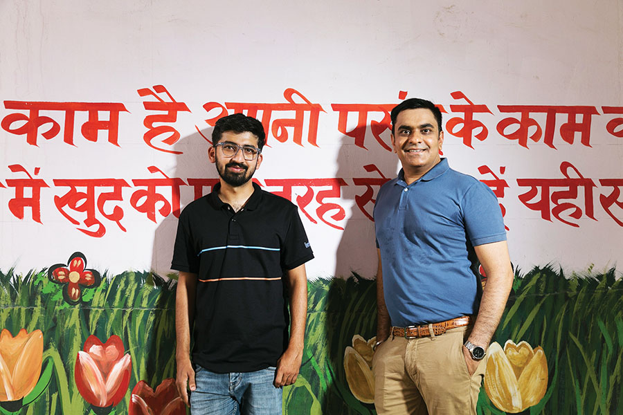  Tarun Saini of Vidyakul has hired local teachers, who sit out of studios in their respective locations and teach in different languages
Image: Madhu Kapparath