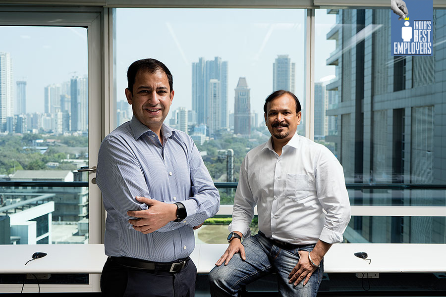 Sundeep Sikka, CEO  (left) and Rajesh Derhgawen, CHRO of Nippo Life India Asset Management
Image: Neha Mithbawkar for Forbes India