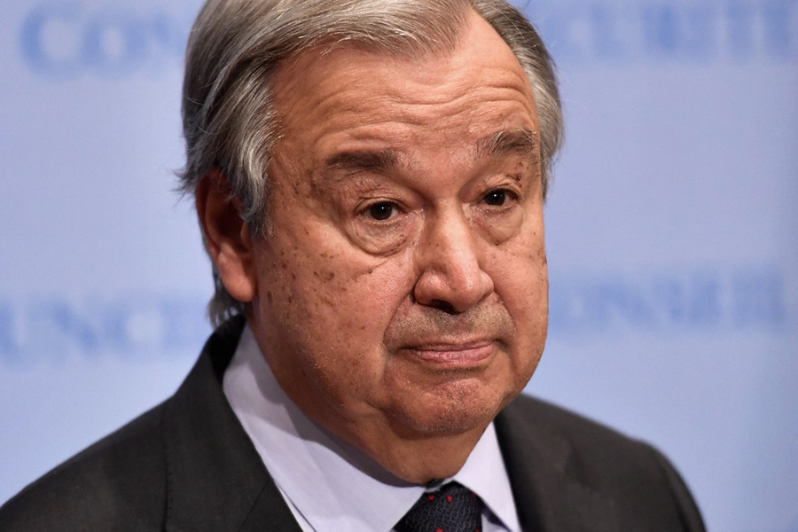 Antonio Guterres, UN chief. (Credit: ANGELA WEISS / AFP)

