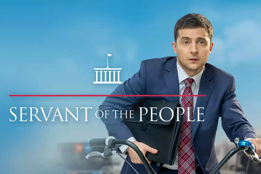 The success of the show 'Servant of the People propelled Zelensky to the presidency in real life.
