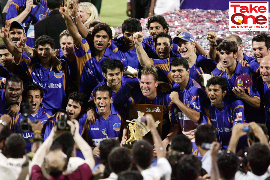 Despite being the underdogs, Rajasthan Royals won the first edition of the IPL in 2008, but they haven't been able to repeat the feat ever since
Image: Santosh Harhare / Hindustan Times via Getty Images