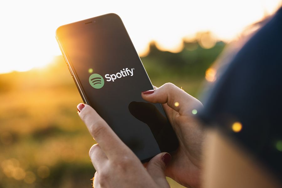 Amidst subscriber cancelations and artist dissatisfaction, Spotify’s shares have declined in value to about half of what they were a year ago, though the stock was already trending downward before the current controversy
Image: Shutterstock