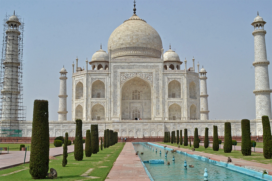 The Taj Mahal is the most-searched-for UNESCO World Heritage Site.
Image: Pawan Sharma/ AFP