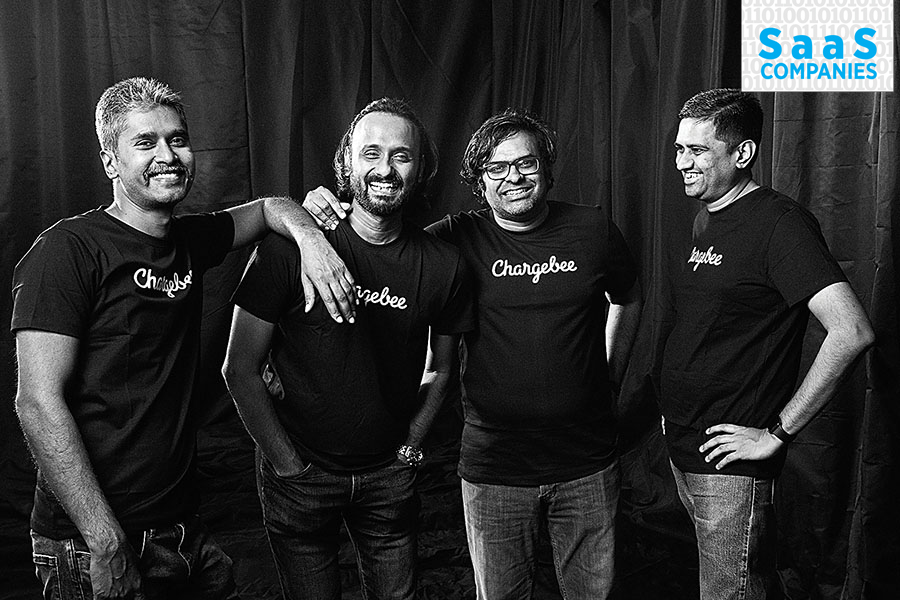 Team Chargebee: (From left) Saravanan KP, co-founder and CTO; Rajaraman Santhanam, co-founder and COO; Thiyagarajan T, co-founder and architect; Krish Subramanian, co-founder and CEO

