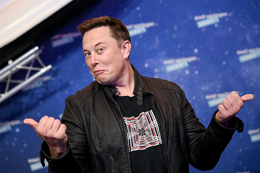 Tesla boss Elon Musk has said to temporarily halt the Twitter deal. (Credits: Britta Pedersen / POOL / AFP​)