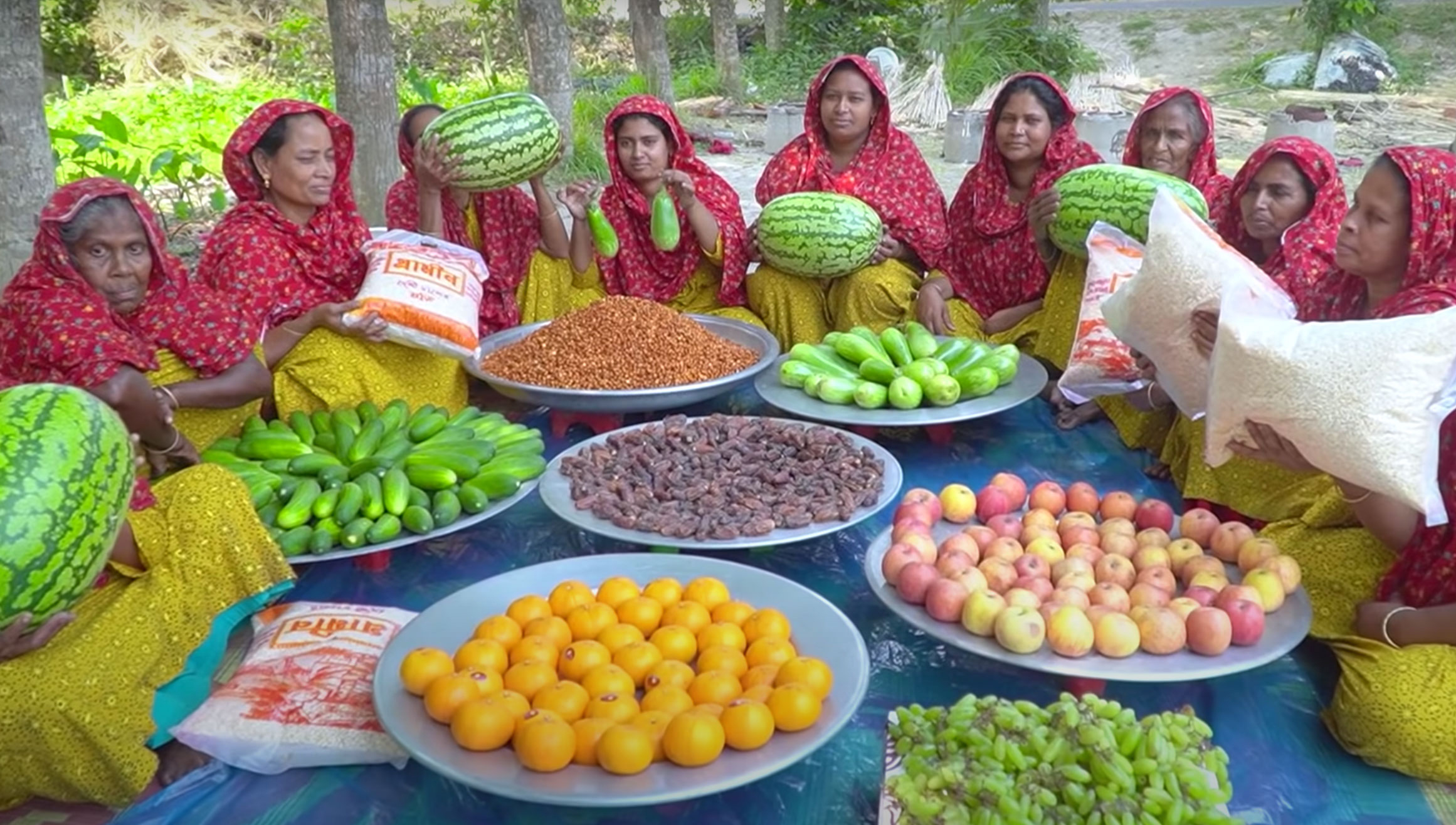 Fruits and spices prepared by 15 women of the village during Ramadan. Image: AroundMeBD