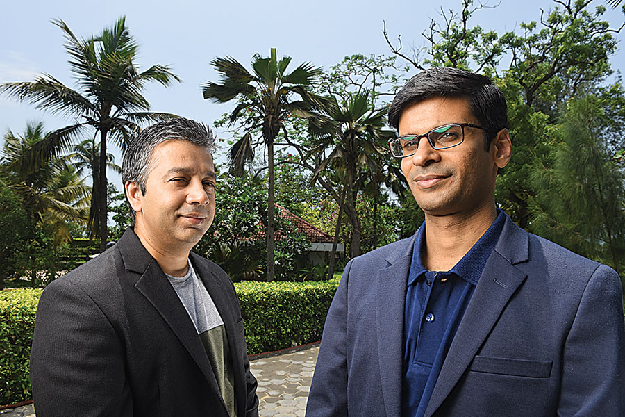 (From left) Vishesh Rajaram and Arjun Rao