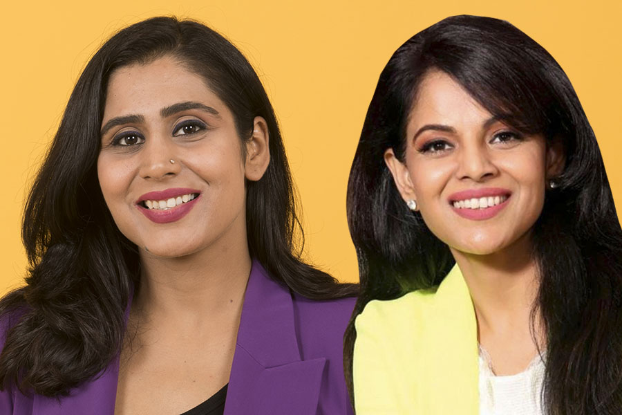 Ghazal Alagh, co-founder of Honasa Consumer (Left) and Namita Thapar, executive director, India business at Emcure Pharma are featured on 'Asia’s Power Business-women’ list by Forbes Asia which features 20 outstanding women in business across the Asia-Pacific region
